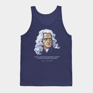 Isaac Newton Quotes Tank Top